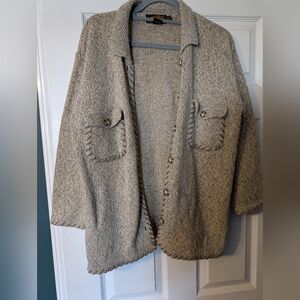 Vintage Eddie Bauer Taupe Wool-Blend Sweater